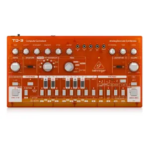 Behringer TD-3-TG Analog Bas Synthesizer (16 Adımlı Sequencer ve Distortion ile) - 3