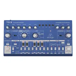 Behringer TD-3-BU Analog Bass Line Synthesizer, Blue - 3