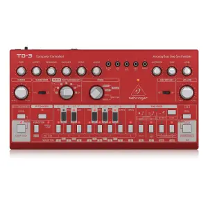 Behringer TD-3-RD Analog Bass Line Synthesizer, Red - 3