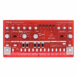 Behringer TD-3-SB Analog Bass Line Synthesizer - Strawberry - 1