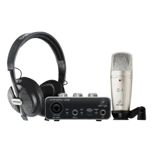 Behringer U-Phoria Studio Recording/Podcasting Bundle - Behringer