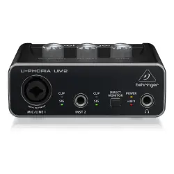 Behringer U-PHORIA UM2 2x2 USB Ses Kartı (XENYX Mikrofon Preamp’lı) - 2