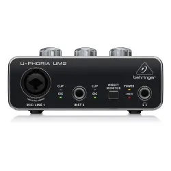 Behringer U-PHORIA UM2 2x2 USB Ses Kartı (XENYX Mikrofon Preamp’lı) - 3