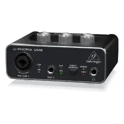 Behringer U-PHORIA UM2 2x2 USB Ses Kartı (XENYX Mikrofon Preamp’lı) - 4