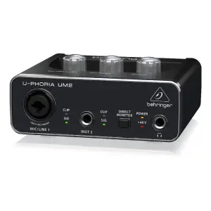 Behringer U-PHORIA UM2 2x2 USB Ses Kartı (XENYX Mikrofon Preamp’lı) - 4