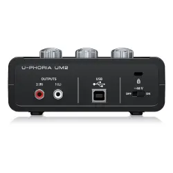 Behringer U-PHORIA UM2 2x2 USB Ses Kartı (XENYX Mikrofon Preamp’lı) - 5