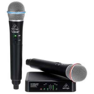 Behringer ULM302MIC Wireless Dual Handheld Microphone System - Behringer