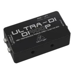 Behringer Ultra-DI DI400P Tek Kanallı Pasif Direct Box - 1