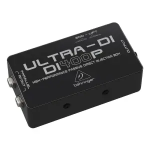 Behringer Ultra-DI DI400P Tek Kanallı Pasif Direct Box - 1