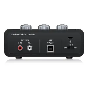 Behringer U-Phoria UM2 USB Audio Interface - 5