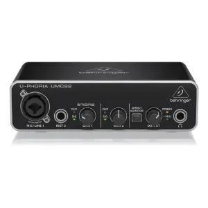 Behringer UMC22 Profesyonel 2x2 USB Ses Kartı (Audio Interface) - 2