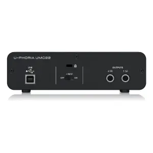 Behringer UMC22 Profesyonel 2x2 USB Ses Kartı (Audio Interface) - 5