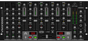 BEHRINGER VMX1000USB USB / Ses Arabirimi, BPM Sayacı ve VCA Kontrolü ile Profesyonel 7 Kanallı Raf Montajlı DJ Mikser - Behringer