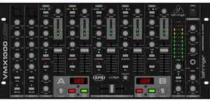 BEHRINGER VMX1000USB USB / Ses Arabirimi, BPM Sayacı ve VCA Kontrolü ile Profesyonel 7 Kanallı Raf Montajlı DJ Mikser - 1