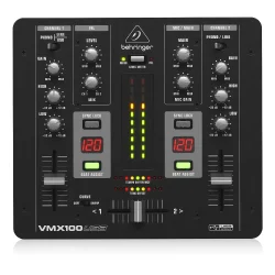Behringer VMX100USB 2 Kanal Profesyonel USB DJ Mikseri - 3