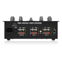 Behringer VMX100USB 2 Kanal Profesyonel USB DJ Mikseri - 5