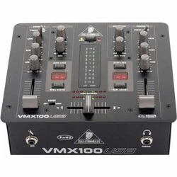 BEHRINGER VMX100USB 2 Kanal Profesyonel USB Dj Mikseri - Thumbnail