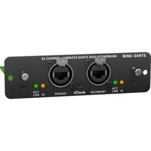 Behringer WING-DANTE 64x64 Kanal Audinate Dante AoIP Ağları için Genişletme Kartı - Behringer