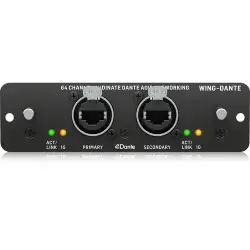 Behringer WING-DANTE 64x64 Kanal Audinate Dante AoIP Ağları için Genişletme Kartı - 2