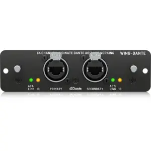Behringer WING-DANTE 64x64 Kanal Audinate Dante AoIP Ağları için Genişletme Kartı - 2