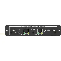BEHRINGER X-DANTE X32 İçin 32 Kanal Audinate Dante Genişletme Kartı - 1