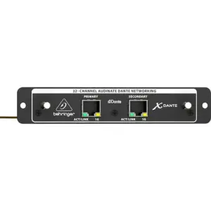 BEHRINGER X-DANTE X32 İçin 32 Kanal Audinate Dante Genişletme Kartı - 1
