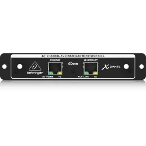 BEHRINGER X-DANTE X32 İçin 32 Kanal Audinate Dante Genişletme Kartı - 2