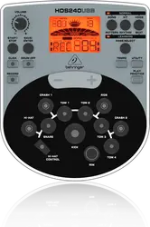 BEHRINGER XD80USB 175 Ses, 15 Davul Seti, LCD Ekran ve USB / MIDI Arabirimli Yüksek Performanslı 8 Adet Elektronik Davul Seti - 2