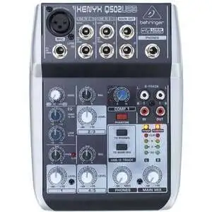 Behringer Xenyx Q502USB Mixer with USB - 1