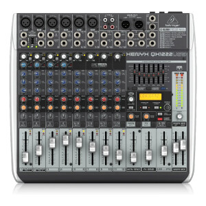 Behringer XENYX QX1222USB Premium 16 Girişli USB Analog Mikser (Efektli ve Kablosuz Uyumlu) - Behringer