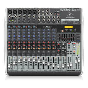 Behringer XENYX QX1832USB Premium 18 Girişli USB Analog Mikser (Efektli ve Kablosuz Uyumlu) - Behringer
