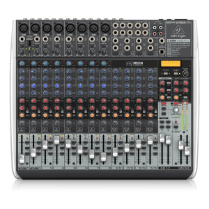 Behringer XENYX QX2222USB Premium 22 Girişli USB Analog Mikser (Efektli ve Kablosuz Uyumlu) - Behringer