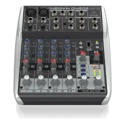 Behringer XENYX QX602MP3 Premium 6 Girişli Analog Mikser (Multi-FX ve MP3 Çalar Dahil) - 2