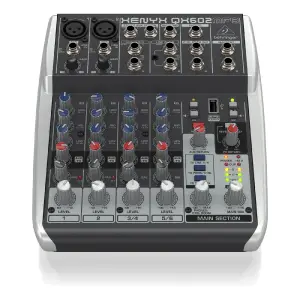 Behringer XENYX QX602MP3 Premium 6 Girişli Analog Mikser (Multi-FX ve MP3 Çalar Dahil) - 2