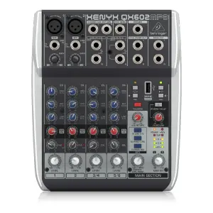 Behringer XENYX QX602MP3 Premium 6 Girişli Analog Mikser (Multi-FX ve MP3 Çalar Dahil) - 3