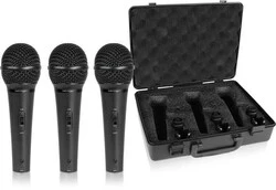 Behringer XM1800S Dynamic Vocal & Instrument Microphone (3-pack) - 1