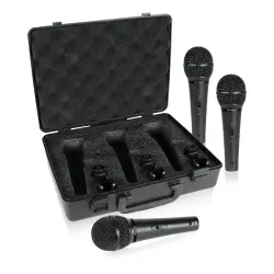 Behringer XM1800S Süperkardioid Dinamik Vokal ve Enstrüman Mikrofonu (3’lü Paket) - 2