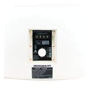 Bergmann Technik OUT-250T Su Geçirmez Dış Mekân Duvar Tipi Hoparlör (500W / 1000W, 10″ Woofer + 1.5″ Tweeter) - 4