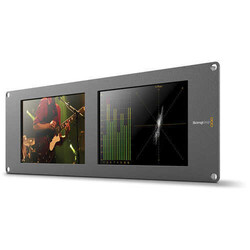 Blackmagic Design SmartScope Duo 4K Rack-Mounted Dual 6G-SDI Monitors - 1