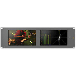 Blackmagic Design SmartScope Duo 4K Rack-Mounted Dual 6G-SDI Monitors - 4