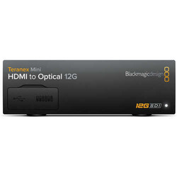 Blackmagic Design Teranex Mini HDMI to Optical 12G Converter (Optical Fiber Module Not Included) - Blackmagic Design
