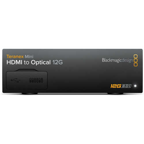 Blackmagic Design - Blackmagic Design Teranex Mini HDMI to Optical 12G Converter (Optical Fiber Module Not Included)