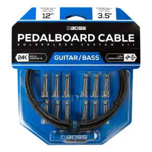 BOSS BCK-12 Lehimsiz Pedalboard Kablo Kiti (12 Konektör, 12 ft Kablo) - 1