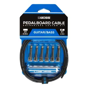 BOSS BCK-6 Lehim Gerektirmeyen Pedalboard Kablo Kiti (6 Konnektör, 1,8 m Kablo) - 1