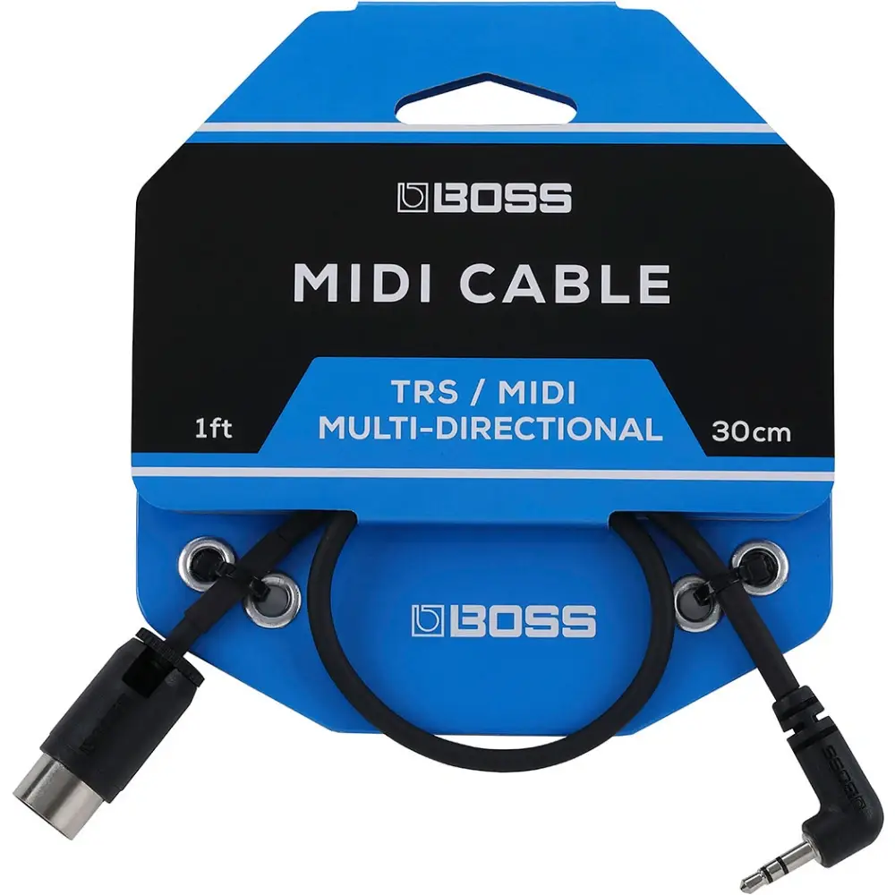 Boss - BOSS BMIDI-1-35 TRS/MIDI 30cm Midi Kablosu