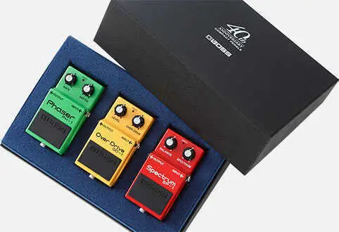 Boss BOX-40 Kompakt Pedal 40. Yıldönümü Kutusu Seti - 1