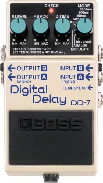 Boss DD-7 Digital Delay Elektro Gitar Analog Pedal - 1