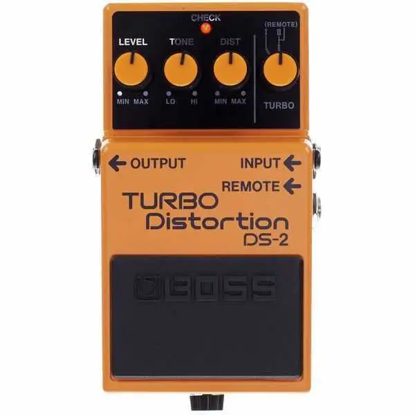 Boss DS-2 Turbo Distortion Compact Pedal - 1
