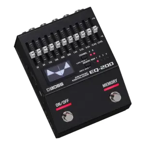 BOSS EQ-200 10 Bant Grafik Ekolayzır Pedalı (Gitar, Bas ve Klavye için) - 1