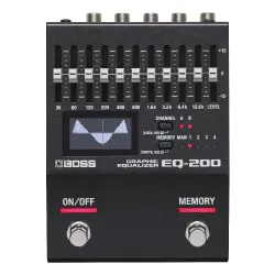 BOSS EQ-200 10 Bant Grafik Ekolayzır Pedalı (Gitar, Bas ve Klavye için) - 2